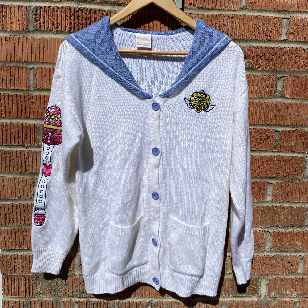 Sailor Moon Usagi Guardian Eternal Cardigan Kawaii Anime Size XS Cosplay